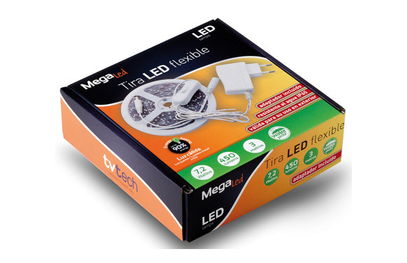TIRA LED BLANCO 3 M EXTERIOR IP65 2700 K BLANCO-LUZ CALIDA