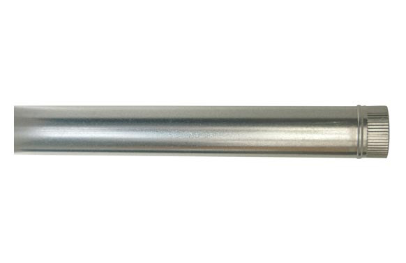 TUBO LLAVE LISO GALVANIZADO CHIMENEA Ø110X1MT