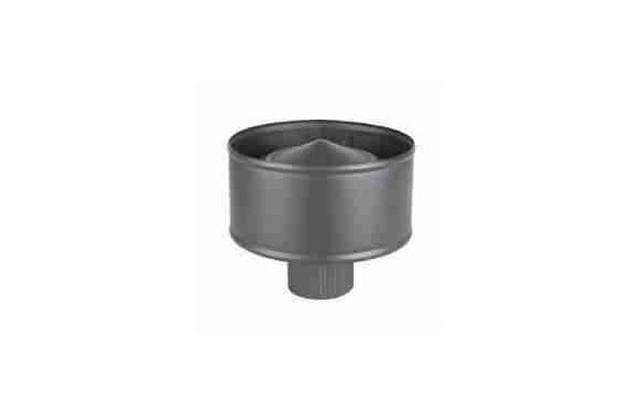 SOMBRERO - TUBO PARED SIMPLE PINTADO PELLET GRAFIT Ø80