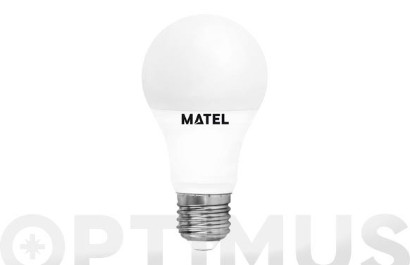 LAMPARA STANDAR LED AL+PC E27 12W LUZ BLANCA