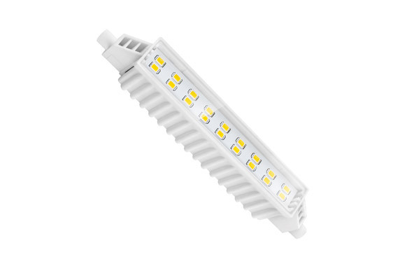 LAMPARA LINEAL PLANA LED R7S 118MM 6W LUZ BLANCA
