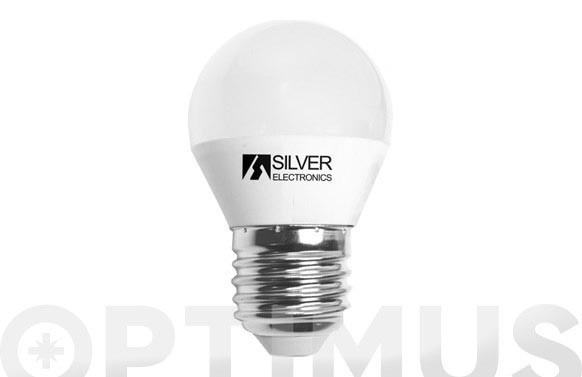 LAMPARA ESFERICA REGULABLE LED 350LM E27 5W LUZ BLANCA