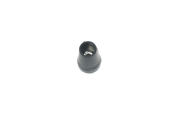 CONTERA EXTERIOR GOMA CON ARANDELA PARA MULETA 17 MM NEGRO