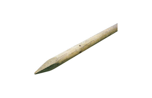 POSTE MADERA REDONDO C/PUNTA Ø 6 X 200 CM