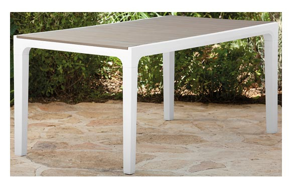 MESA RESINA 160X90CM HARMONY