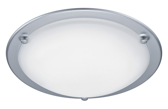 PLAFON LED SMD 10W PAGENO Ø30 CM PLATA
