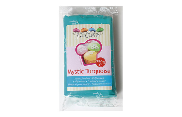 FONDANT COLOR 250GR FUNCAKES TURQUESA MISTICA
