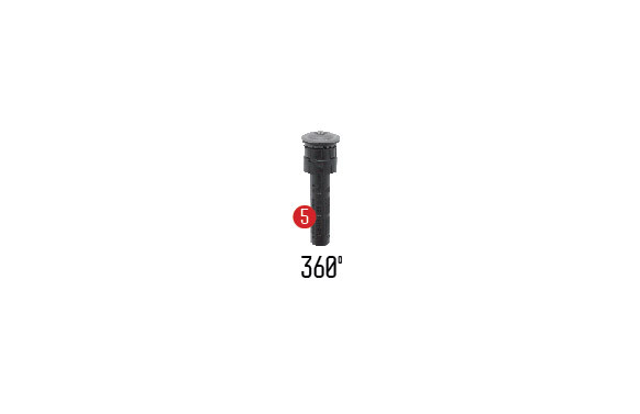 TURBINA MINI PRECISION AJUSTABLE 45º A 270º ALCANCE REGULABLE 4,3-7,9 M.