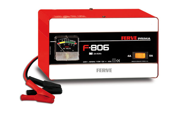 CARGADOR BATERIAS PRIMA 12 V, 4-8 A MIN. 24 AH / MAX. 95 AH
