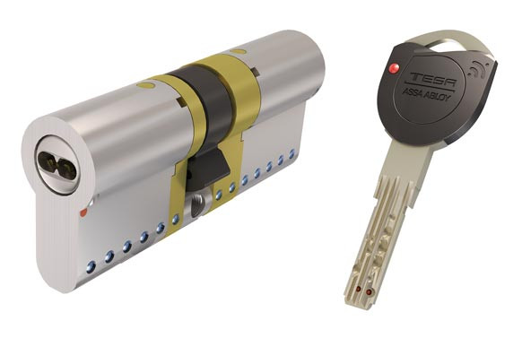 CILINDRO TK100 NIQUEL LLAVE PUNTOS 30-40