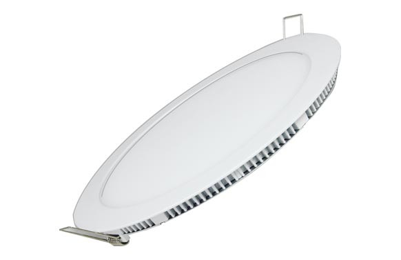 DOWNLIGHT PLANO REDONDO LED 18 W BLANCO 1600LM LUZ BLANCA (4000K)