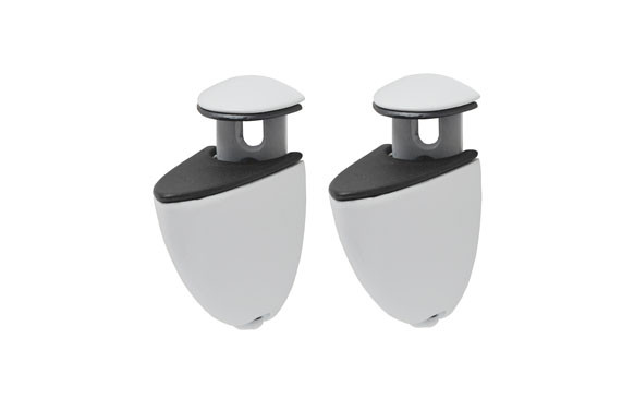 CLIP PORTAESTANTE BASIC MINI (2 UN) BLANCO