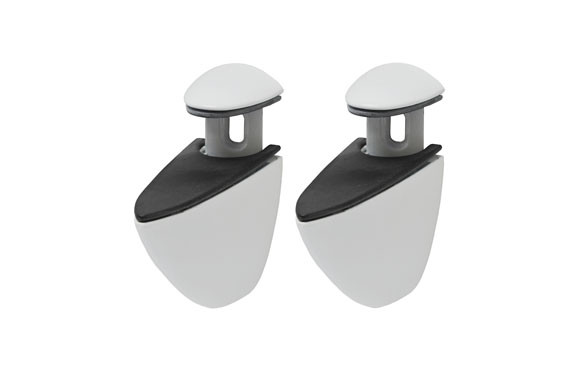 CLIP PORTAESTANTE BASIC MAXI (2 UN) BLANCO