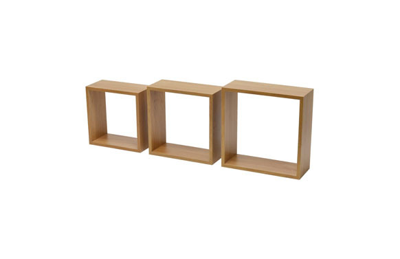 ESTANTE CUBO 3TC (KIT 3 UN) ROBLE