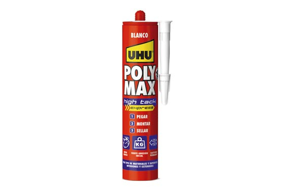 ADHESIVO MONTAJE Y SELLADOR POLY MAX 425GR EXPRESS BLANCO