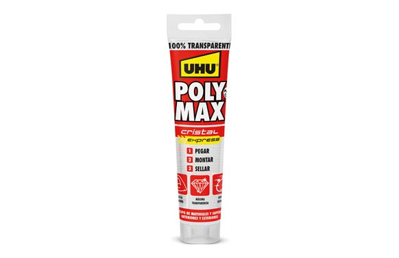 ADHESIVO MONTAJE Y SELLADOR POLY MAX 115GR CRISTAL EXPRESS