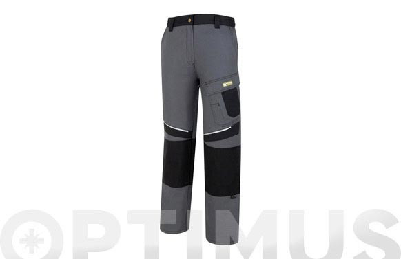 PANTALON LARGO PRO GRIS/NEGRO 62/64