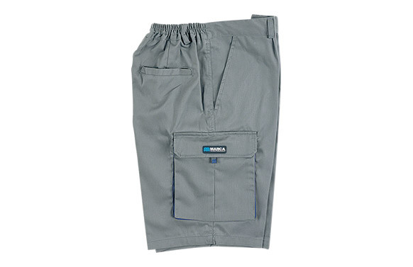 BERMUDA ALGODON 245 GR TOP GRIS T 38/40
