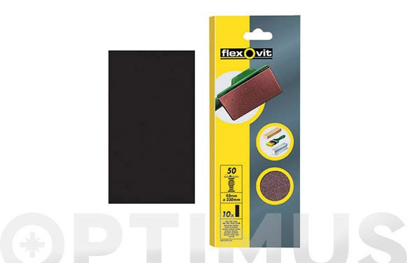 HOJA PAPEL OXIDO ALUMINIO (BLISTER 10 UN) 93X230-120