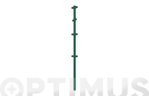 POSTE REFUERZO PLASTIFICADO VERDE KIT 2/2,40 M