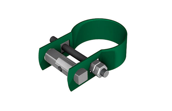 ABRAZADERA TENSOR PLASTIFICADA VERDA MONTADA Ø 48