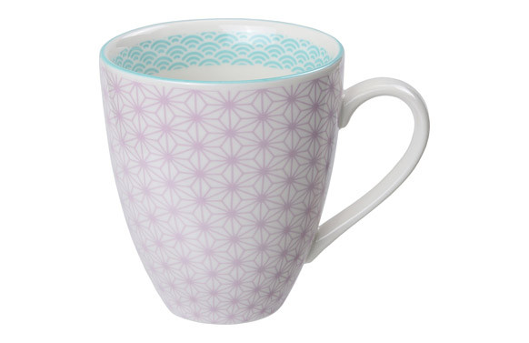 MUG PORCELANA 300 ML VIOLETA BORCE CELESTE