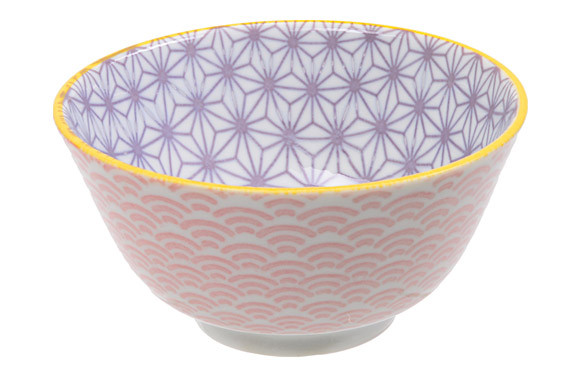 CUENCO ARROZ 12 CM LILA/SALMON