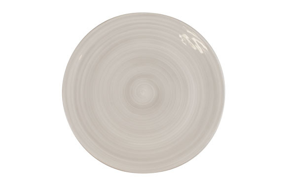 PLATO FINE CHINA GRIS LLANO 25,2 CM