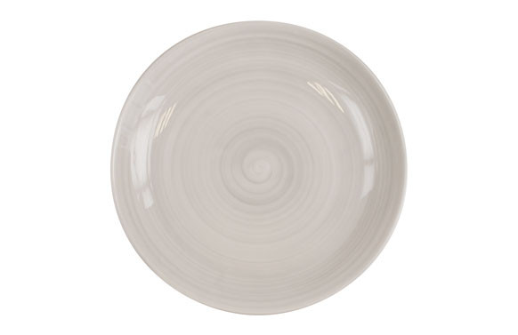 PLATO FINE CHINA GRIS HONDO 23 CM