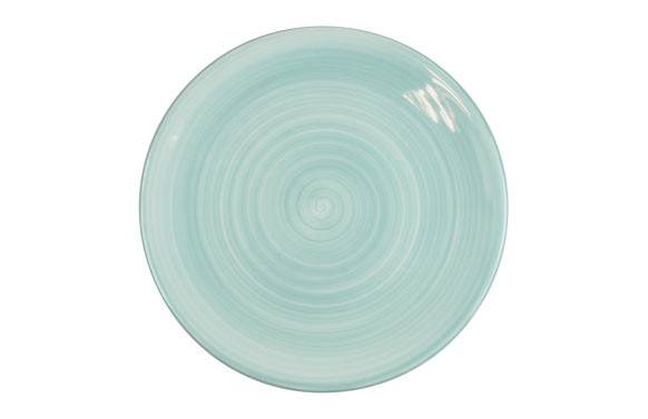 PLATO FINE CHINA VERDE PRESENTACION 30 CM