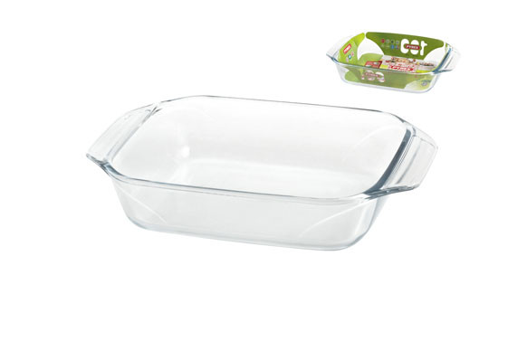BANDEJA VIDRIO RECTANGULAR 31X20 CM