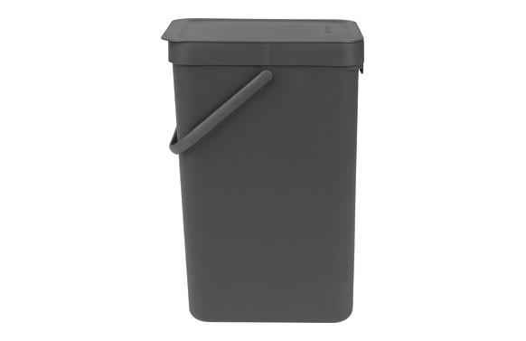 CUBO RECICLAJE SORT & GO\' 16 L GRIS