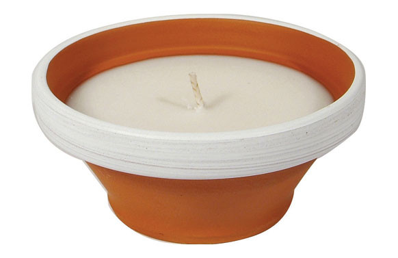 VELA CUENCO TERRACOTA INSECTICIDA SURTIDOH55XØ120MM 14 HORAS