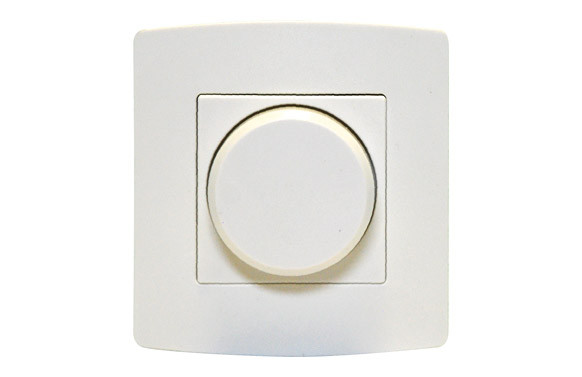 REGULADOR DE LUZ GIRATORIO BALI BLANCO
