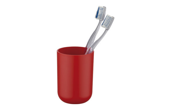 VASO PORTACEPILLOS BRASIL ROJO