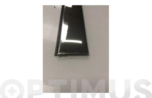 CUBREJUNTA MOQUETA 1 PESTAÑA INOX ADHESIVO 93 CM-35 MM