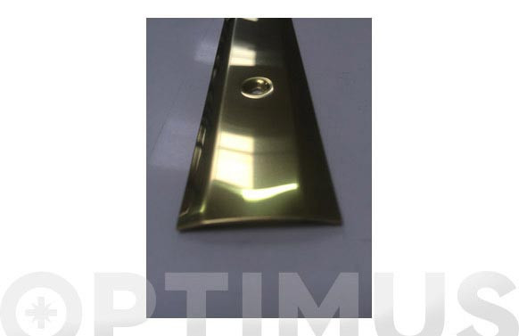 CUBREJUNTA MOQUETA 2 PESTAÑA LATON TORNILLO 83CM-35 MM