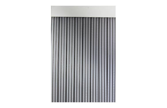 CORTINA DE PUERTA CINTA 90X210 DUERO-NEGRO/TRANSPARENTE