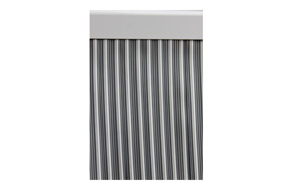 CORTINA DE PUERTA CINTA 90X210 EBRO-GRIS/BLANCO