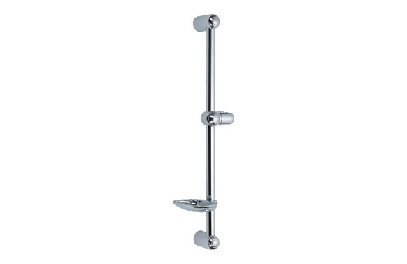 BARRA DE DUCHA CON JABONERA VEGA 62CM