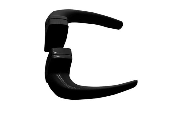 MANILLA CARPINTERIA ALUMINIO (JUEGO) 6802 NEGRO