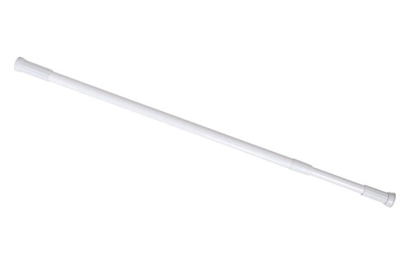 BARRA RECTA CORTINA DE BAÑO 70-120CM BLANCO