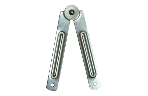 BISAGRA COMPAS CABALLETE 216X15 MM ZINC