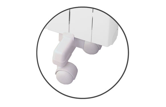 PATAS CON RUEDAS EMISOR PARA SERIES Z/C/X/XF/XFA