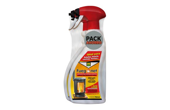 LIMPIAESTUFAS PISTOLA ESPUMA 750ML PACK 2 UNI.