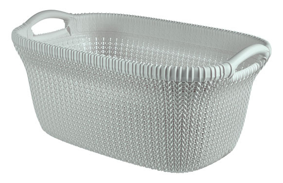 CESTA ROPA KNIT BASKET 40 L AZUL BRUMA