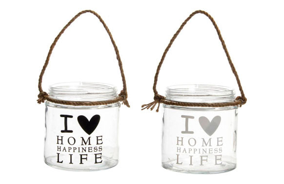 PORTAVELA CRISTAL CUERDA HOME SURTIDOS-11X12 CM