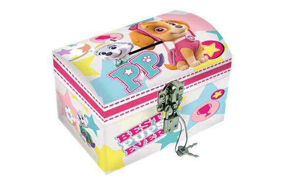 JOYERO HUCHA SKYE PATRULLA CANINA CON CANDADO