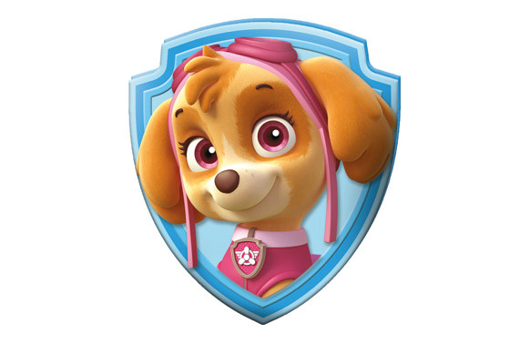 COJIN PATRULLA CANINA SKYE 40 CM POLIESTER