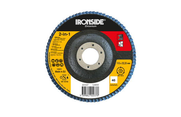 DISCO LAMINAS ZIRCONIO Ø 115 GRANO 40 72 LAMINAS, LONG LIFE
